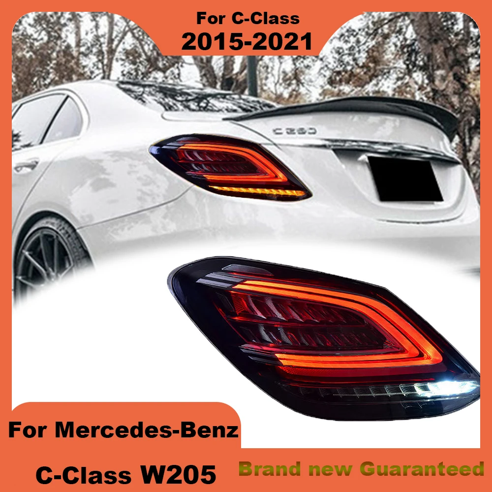 

Для Mercedes-Benz C-Class W205 2015-2021 C200 C260 C300 C 63 фотосессия задняя фонарь заднего хода аксессуары для обновления задних фонарей