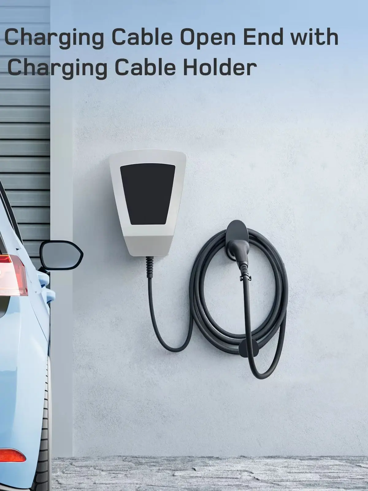 dé Typ-2-Ersatzkabel 11 kW 3-phasig 16 A für Wallbox-Ladestationen, Ladekabel für Elektrofahrzeuge mit offenem Ende, Optionen: 5 m, 7 m, 10 m, 15 m, 20 m, 25 m