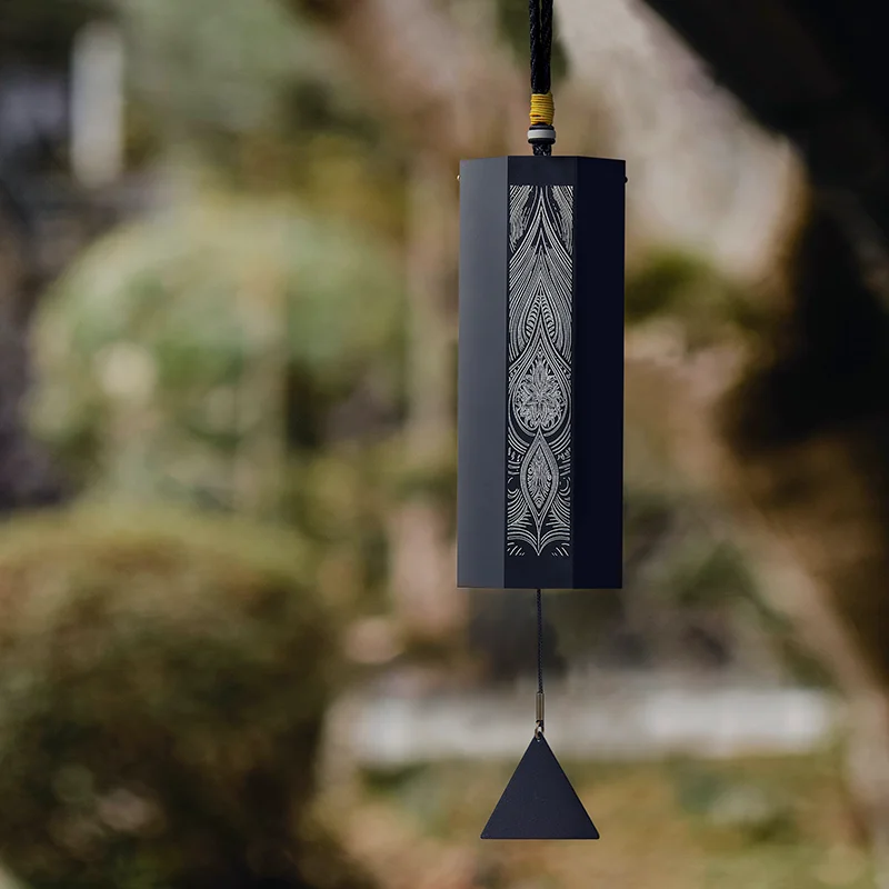 Hluru โลหะ Windchime 8 แท่ง, Wind Chimes 8 หมายเหตุคอร์ด Dm, สวนกลางแจ้ง Patio Zen Wind Chime สมาธิเครื่องมือ