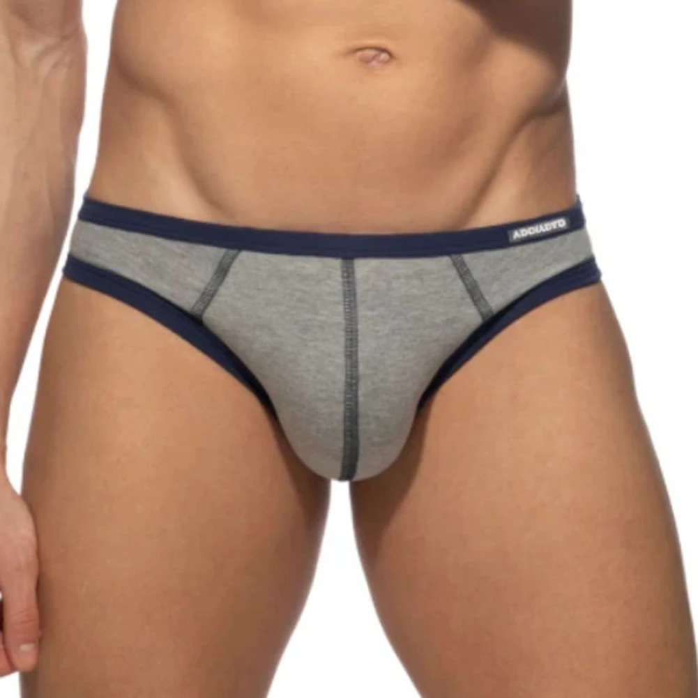 Мягкие и впитывающие пот трусы, дышащее нижнее белье, удобные мужские трусы, серые дышащие трусы XL, 95, хлопок, 5 спандекс