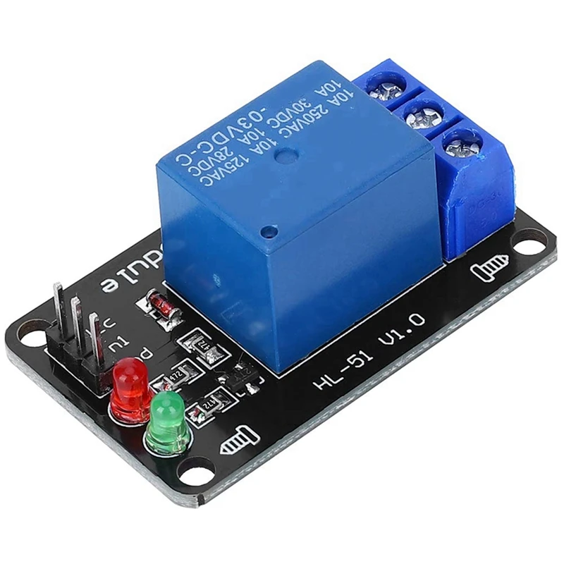 1-Way Relay Driver Module With LED Indicator Microcontroller Compatible PLC MCU Control Board Module 12V