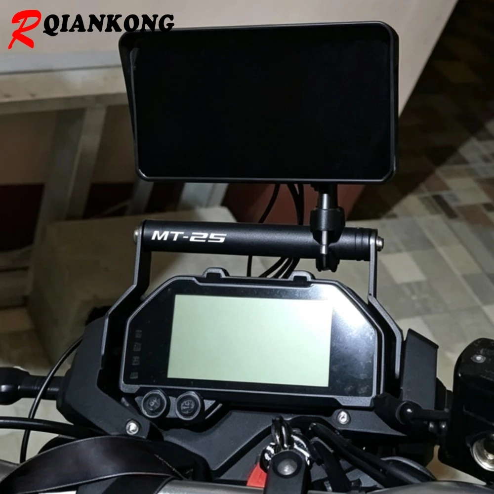 Motorcycle GPS Mount For YAMAHA MT-03 MT-25 MT 03 MT 25 MT25 MT03 2020-2025 2026 Windshield Mount Phone Navigation Stand Bracket