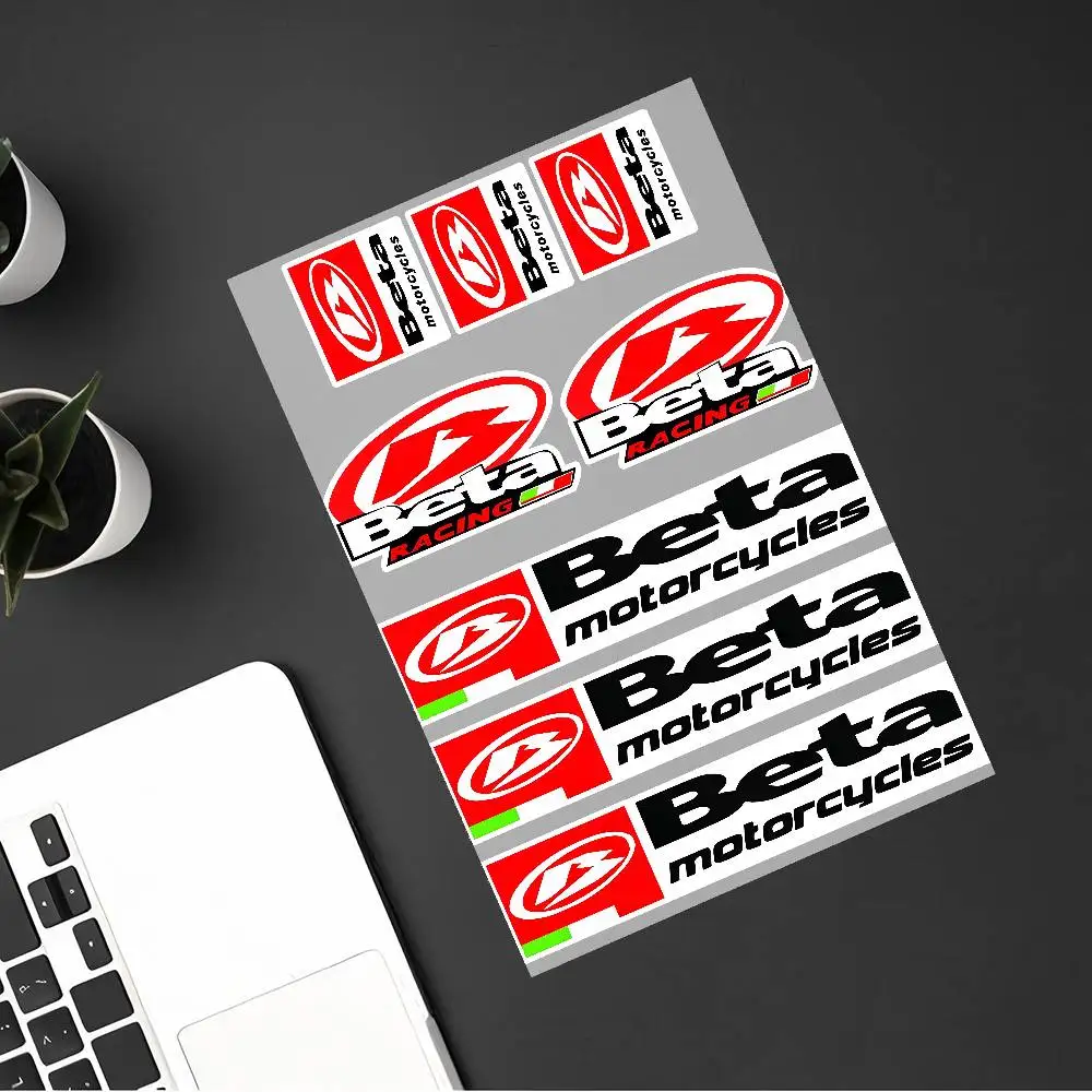 1 قطعة دراجة نارية سيارة قاطرة عاكس الليزر ملصق التصميم ملصق حائط من الفينيل الديكور ل B-BETA
