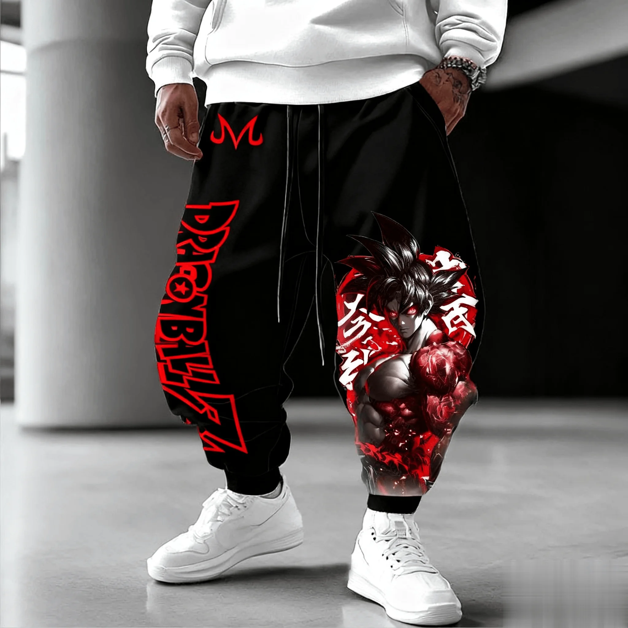 

New Men Women Sweatpants Dragon Ball Z Goku Anime Loose Casual Streetwear Graphic Print Jogger Pants Hip Hop Trousers Autumn Y2k