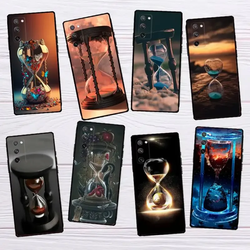 Beautiful Hourglass Phone Case for SamsungS23 S22 S21 S20 Ultra Pro S10 S30Plus 20 Ultra Black Cover