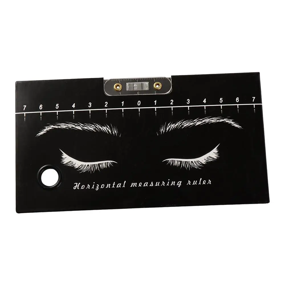 3D Eyebrow Tattoo Ruler Balance Shaper Reusable Microblading Eyebrow Stencil Template Metal Accurate