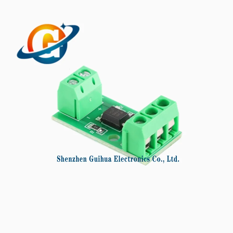 2pcs original 1-channel optocoupler isolation module, optoelectronic isolator signal isolation and anti-interference 3-5V/12V/24