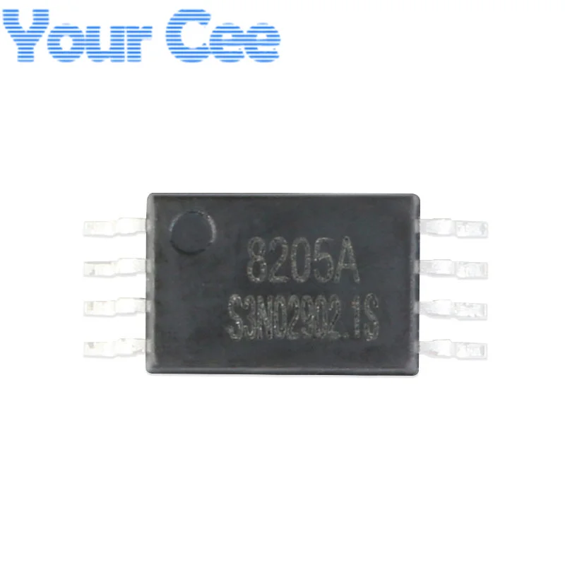 50pcs/20pcs SC8205A SC8205 TSSOP-8 6A 20V N-channel MOS Field Effect Tube IC Chip Integrated Circuit