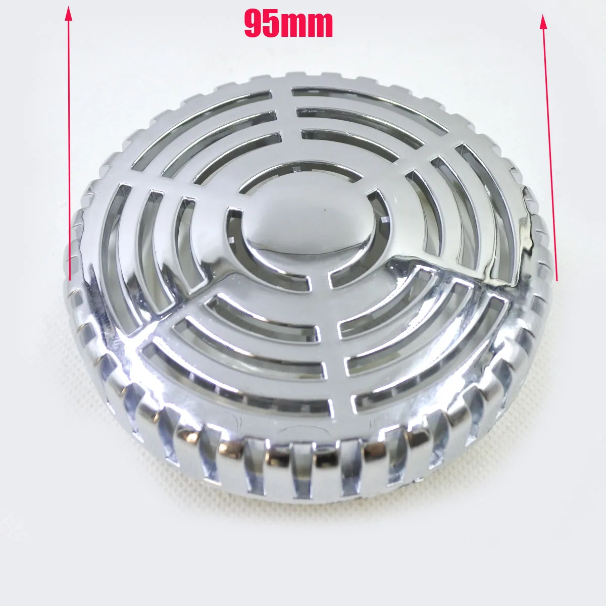 95Mm Spa Bad Water Suctions Gezicht, Perfect Fit Voor Back Water Accessoires, verchroomd Plastic Oppervlak Met Duidelijk Reflecterende