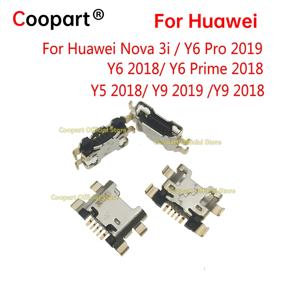 10pcs Charger Plug Usb Charging Dock Port Connector Socket For Huawei 7X Enjoy 8 Plus 9 9E 9S 8E Y8S Y7Pro Y5 Lite Y9 2019 Nova3