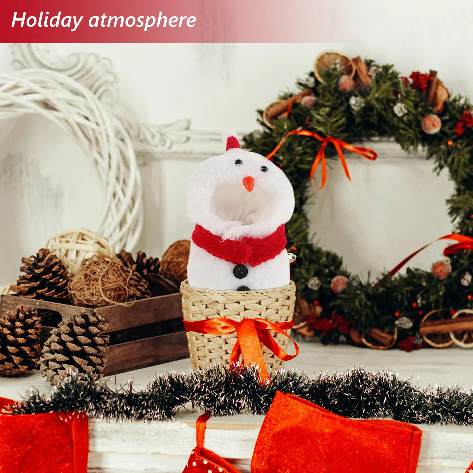 

Набор одежды для снеговика: миниатюрный костюм, шапочка, шарф, праздничные аксессуары, милые миниатюрные наряды для праздничных поделок