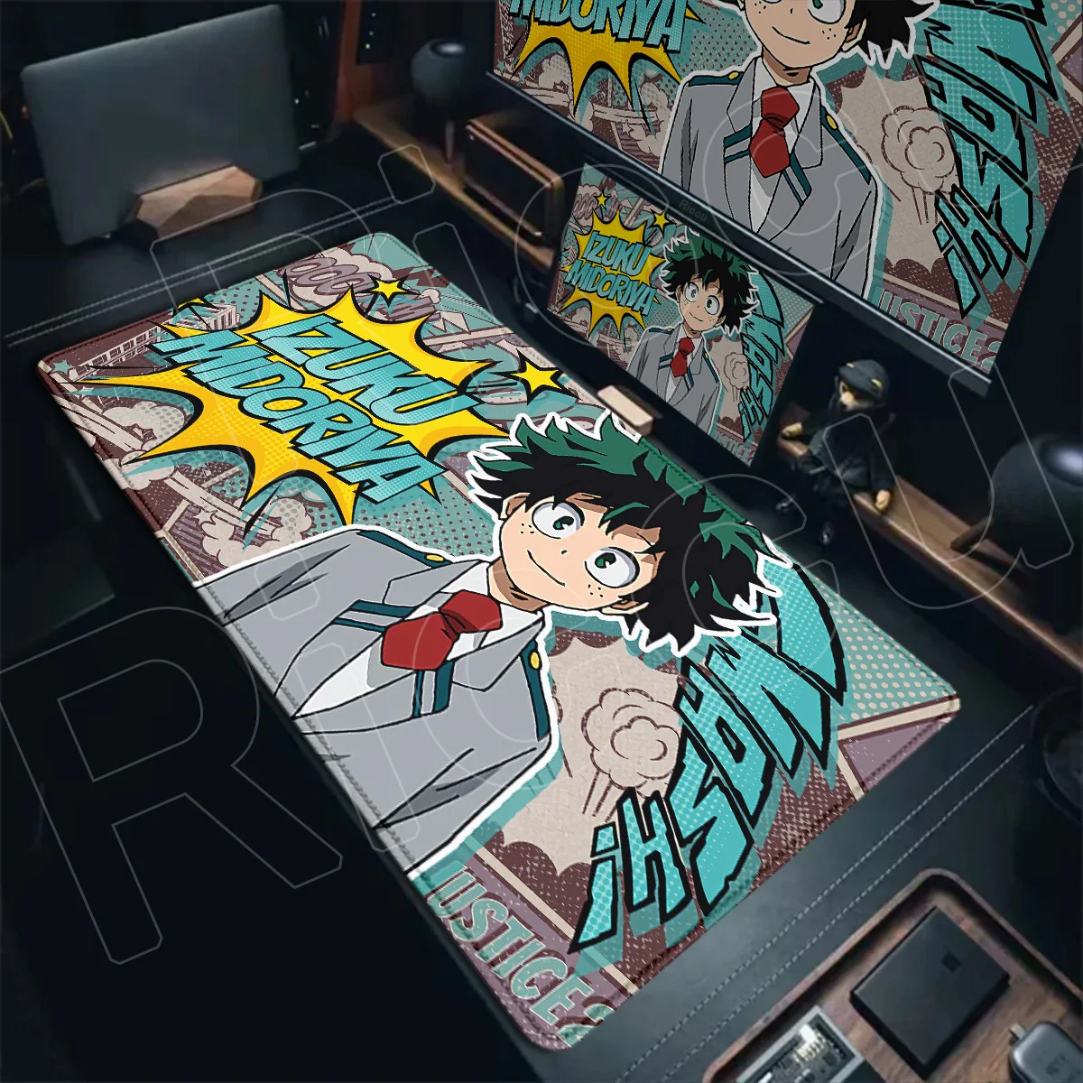 New Custom Large Mousepad Anime My Hero Academia Midoriya Lzuku Gaming Table Decoration Keyboard Carpet Xxl Office Antislip Rugs