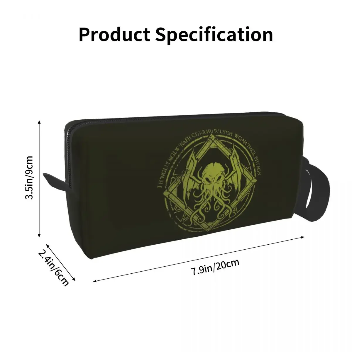 Custom Lovecraft Mythos Cthulhu Reis Cosmetische Tas Vrouwen Make-Up Toiletspullen Organizer Dames Beauty Opslag Dopp Kit