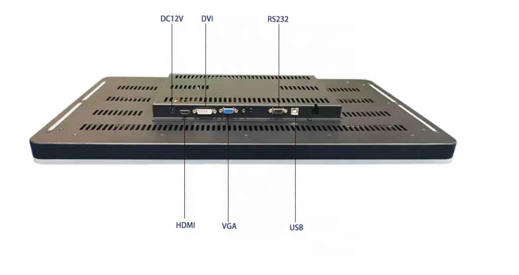 Layar 3M Murah Monitor Layar Sentuh Inframerah 32 Inci Dengan Lampu Led pada Bingkai