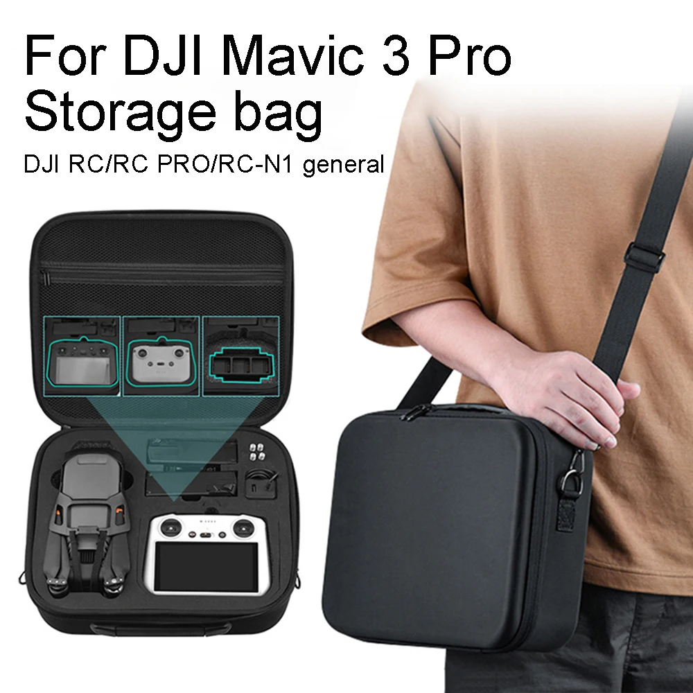 

Drone Bags For DJI Mavic 3 Pro Black Shoulder Storage Case For DJI Mavic 3 Pro Accessory Bag