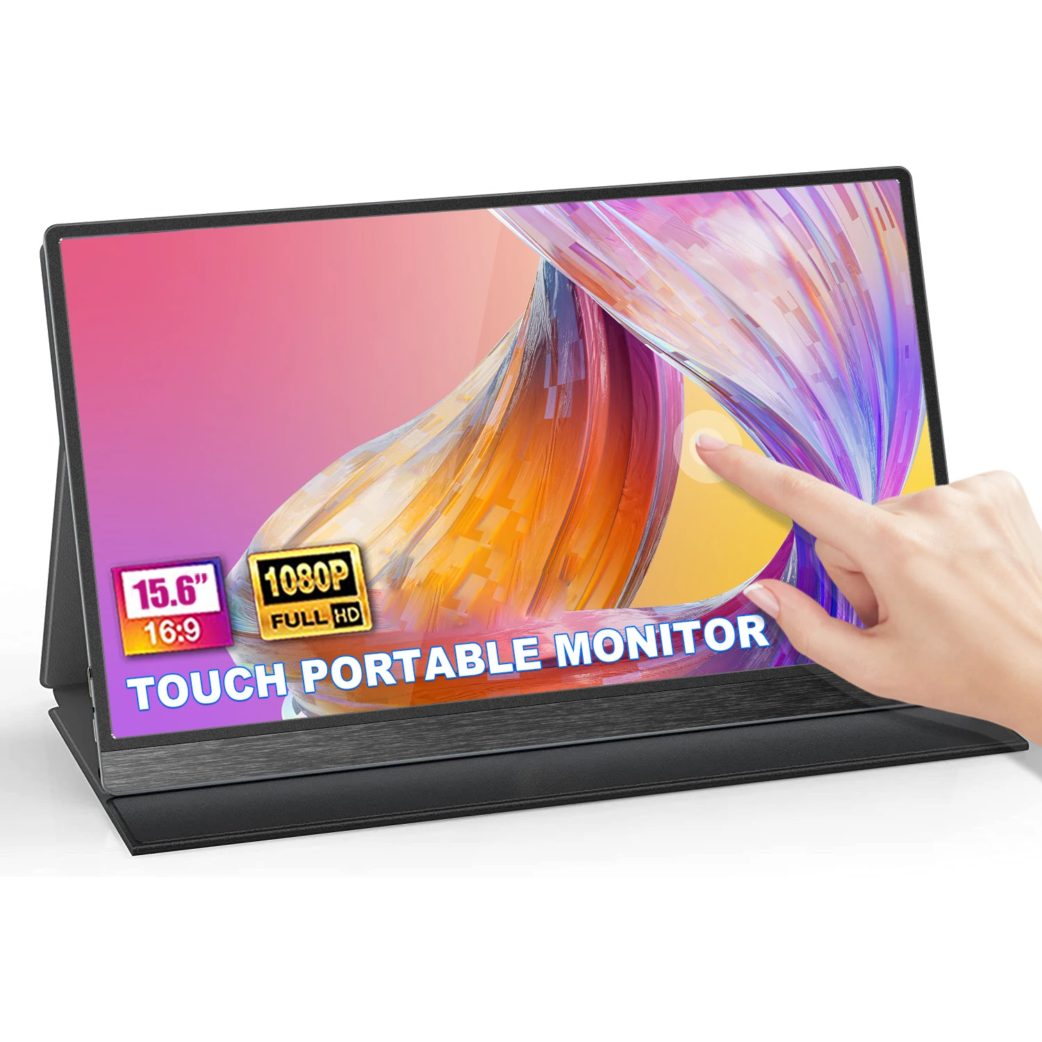 

Ultra 1080P IPS 15.6 Inch Touchscreen Portable USB Type-c Dual Type-c Screen External For Laptop Mobile Phone