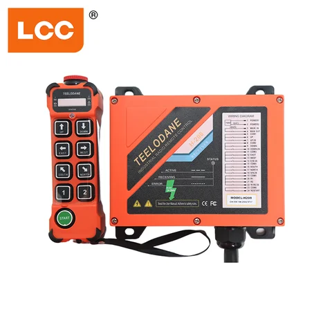 Remote Control Crane Wireless H208 Crane Wireless Control Double Speed IP65 Dustproof And Waterproof Switch 12v 24v 110v Industrial Remote Control