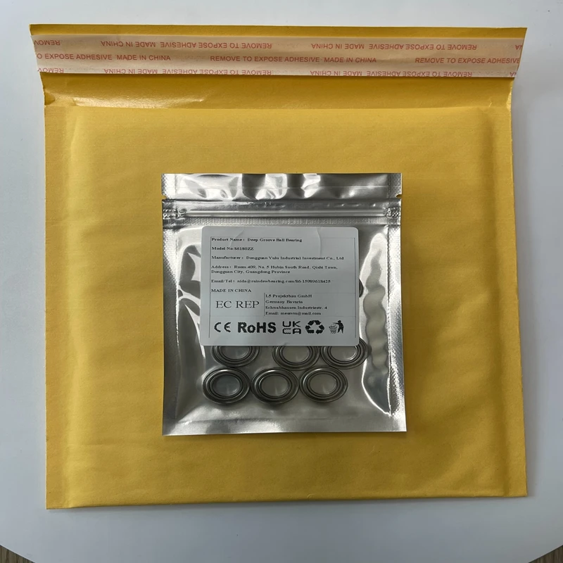 

10PCS S61810ZZ 10X18X5 mm Stainless Steel Ball Bearing ABEC-7