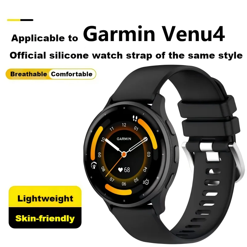 

Silicone watch strap For Garmin Venu4 41mm 45mm watch band Breathable and comfortable watch strap for Garmin Venu 4 strap