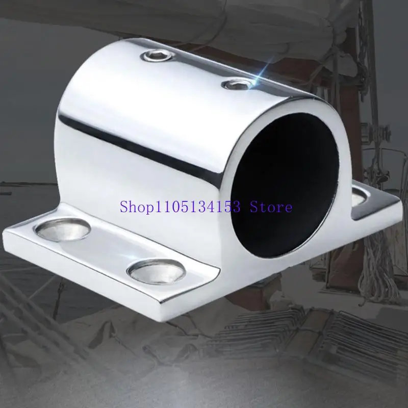 

kl23 Square Tube Docking Bracket Stainless Steel for Yacht Railing Square Tubing Fixation Boat Hardware Attachments