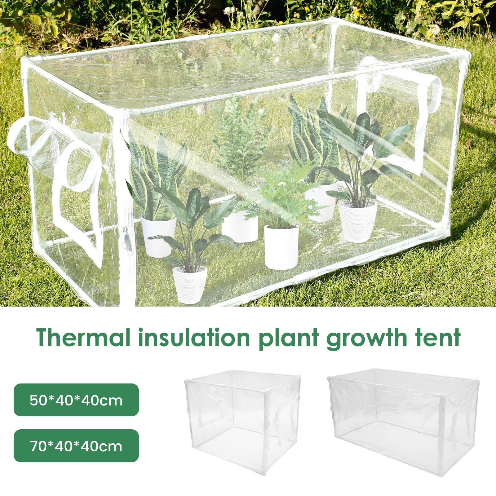 Greenhouse Plant Garden Tent  PVC Cover Insect-Proof Bird Portable Winter Flower Warm Room Anti-uv Windproof Planting Greenhouse