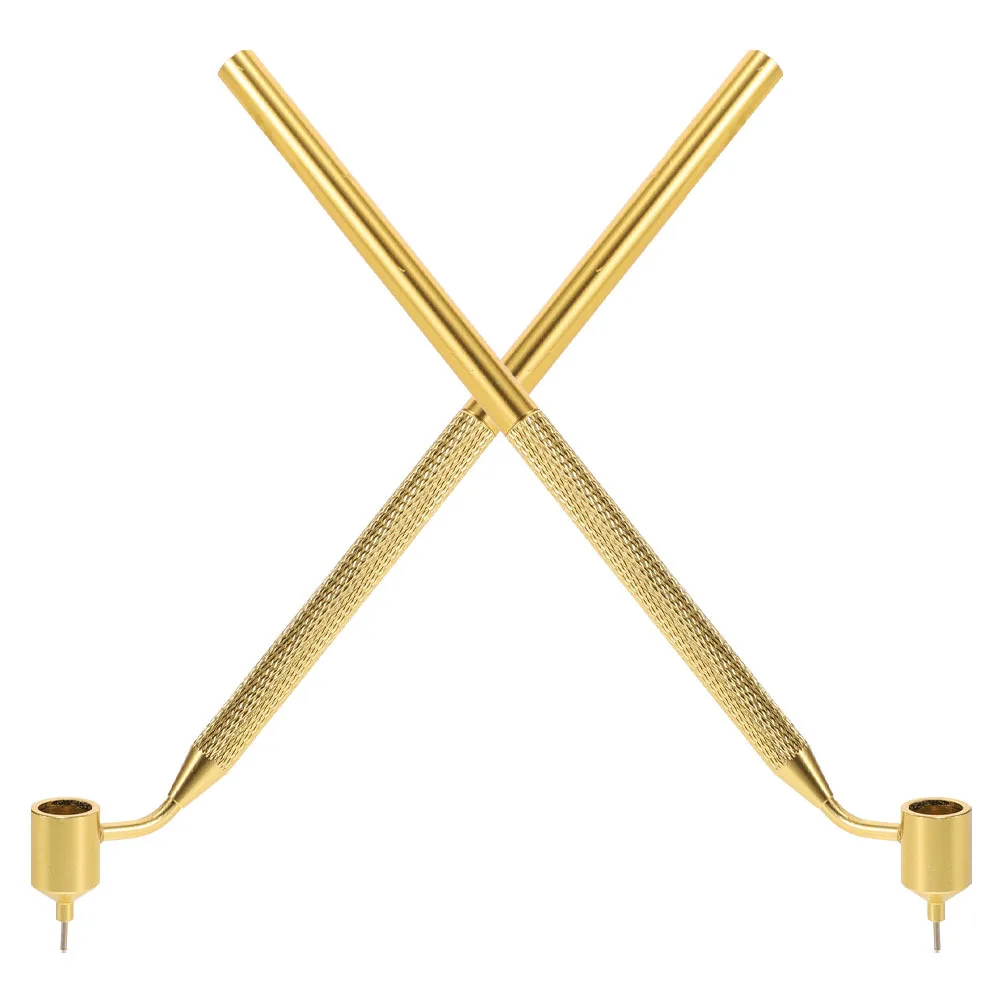 

2Pcs Auto Paint Repair Pen Slant Tip Fine Line Fluid Writer Precise Application Narrow Areas Touch Up Tool Painting Pen