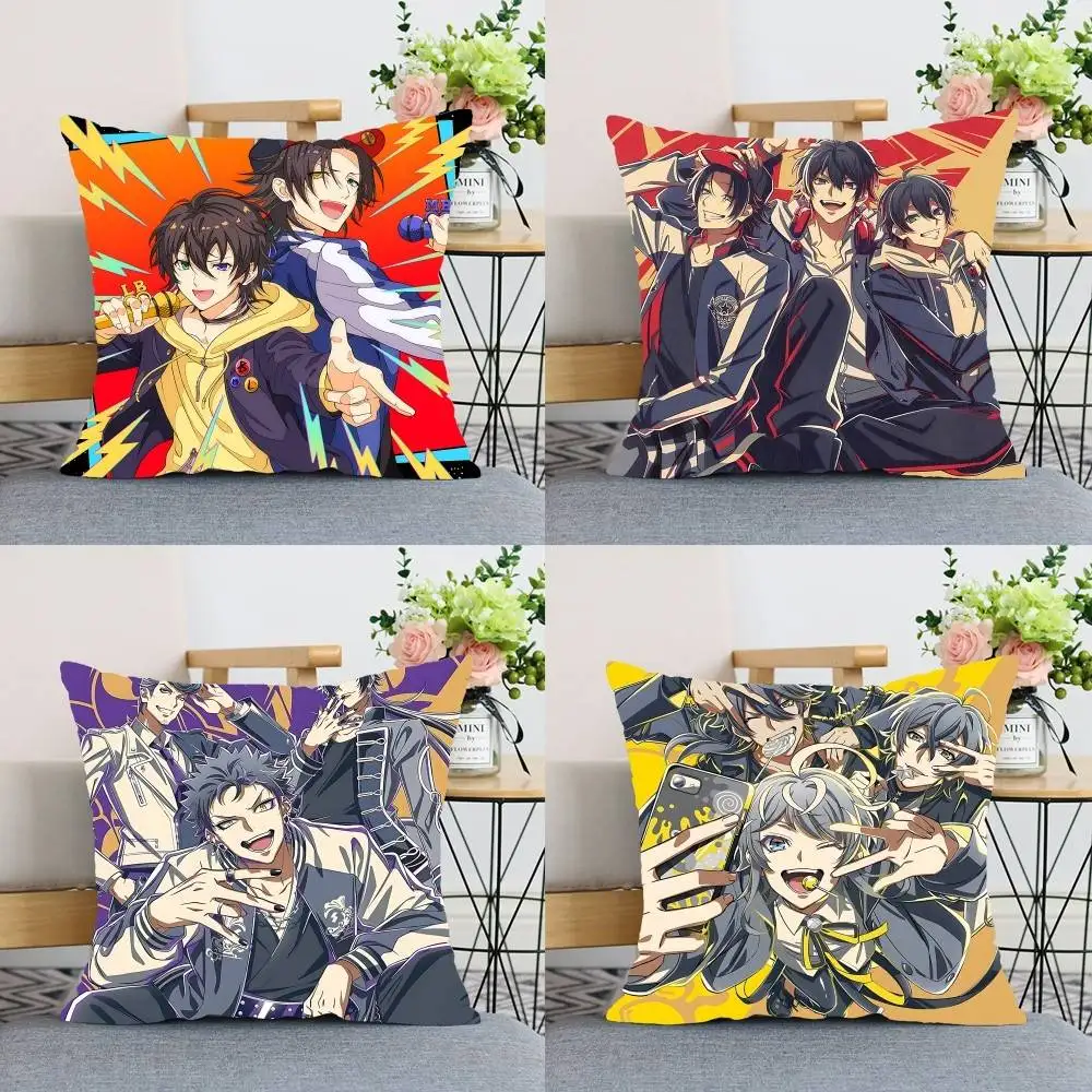 

Music Game Hypnosis Mic Division Rap Battle Pillow Covers Sofa Cushions For Living Room Cozy Ornamental Throw Pillows