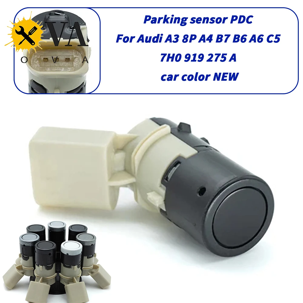 

7H0 919 275A Parking sensor PDC Audi A3 8P A4 B7 B6 A6 C5 7H0919275A car color NEW