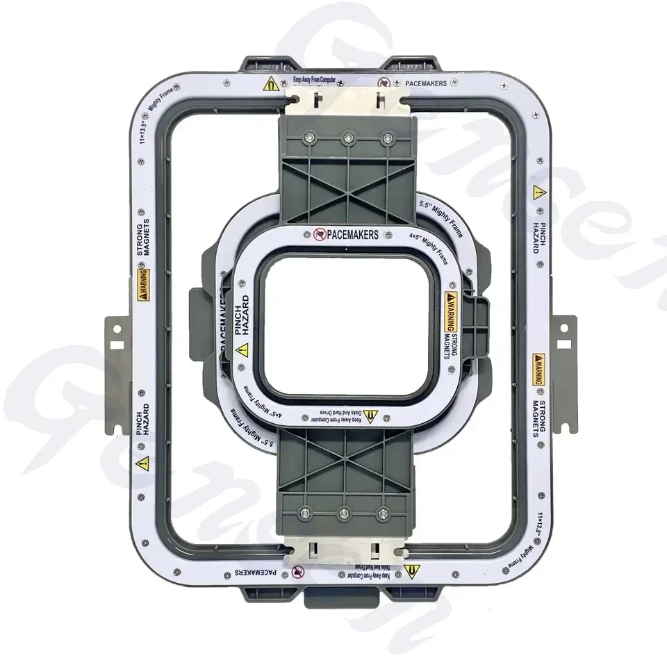 China supplier 3 in 1 magnet frames shirt garment magnetic embroidery machine hoops price for embroidery machine accessories