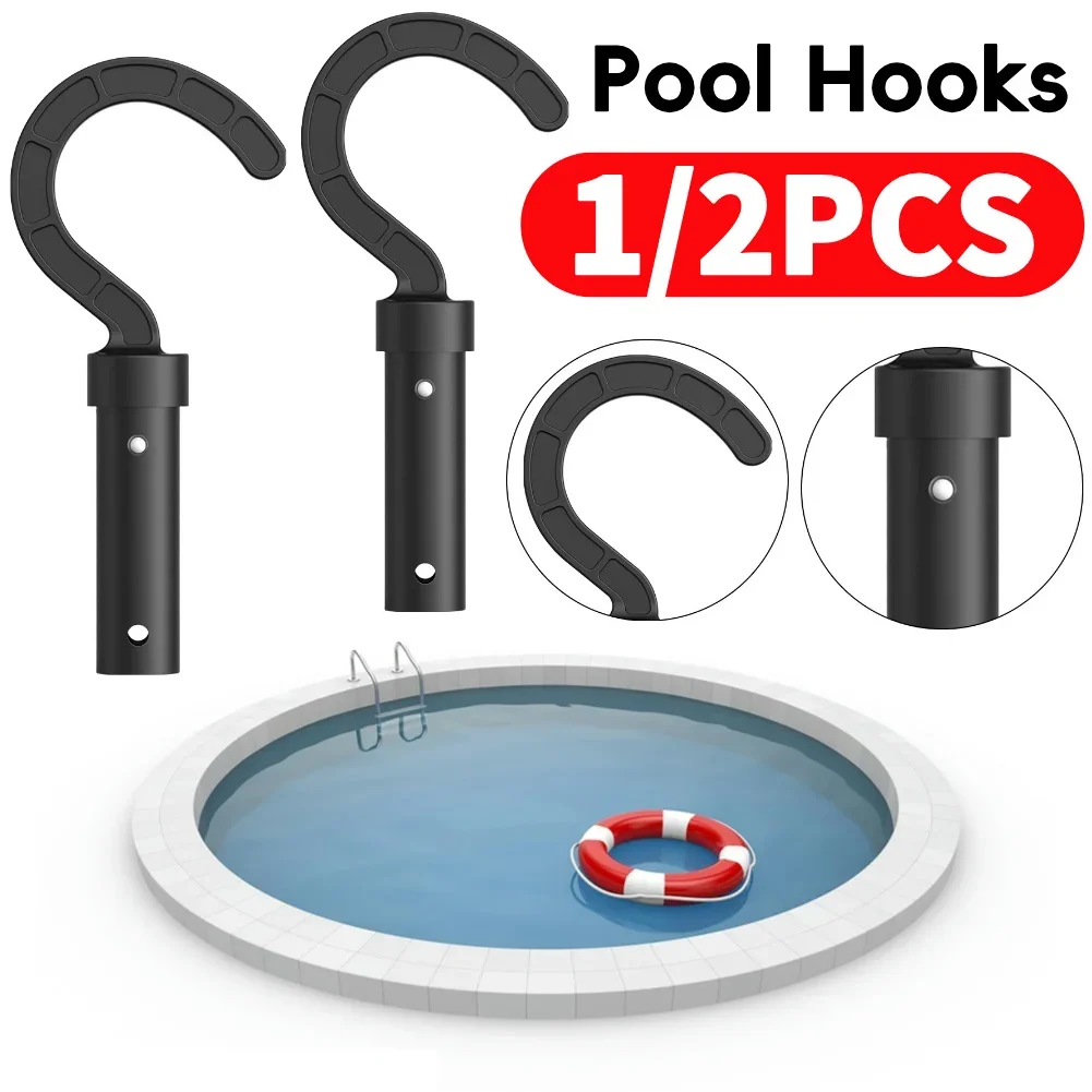 

1/2Pcs Hook for All Robotic Pool Vacuum Cleaner Pool Accessory Hook for Telescopic Poles for Above Ground Pool Pool brush