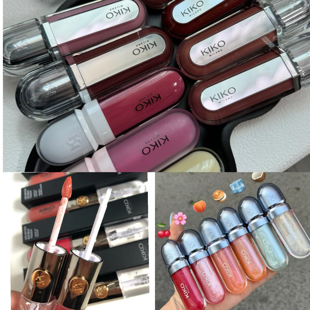 KIKO Milano Double Touch Lipstick 16hr No Transfer Smudge Proof Waterproof Kiss Proof Long Lasting Color Lock Transfer Resistant