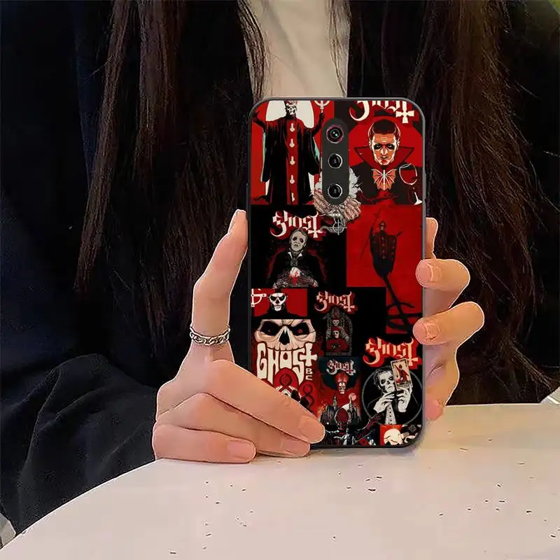 Ghost Heavy Metal Band Phone Case For Redmi 9A 8A 6A Note 9 8 10 11S 8T Pro K20 K30 K40 Pro PocoF3 Note11 5G Case