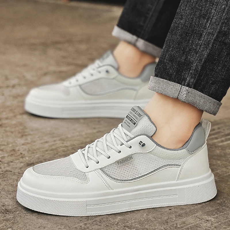 Scarpe da skate estive da uomo in mesh traspirante_voghion.com