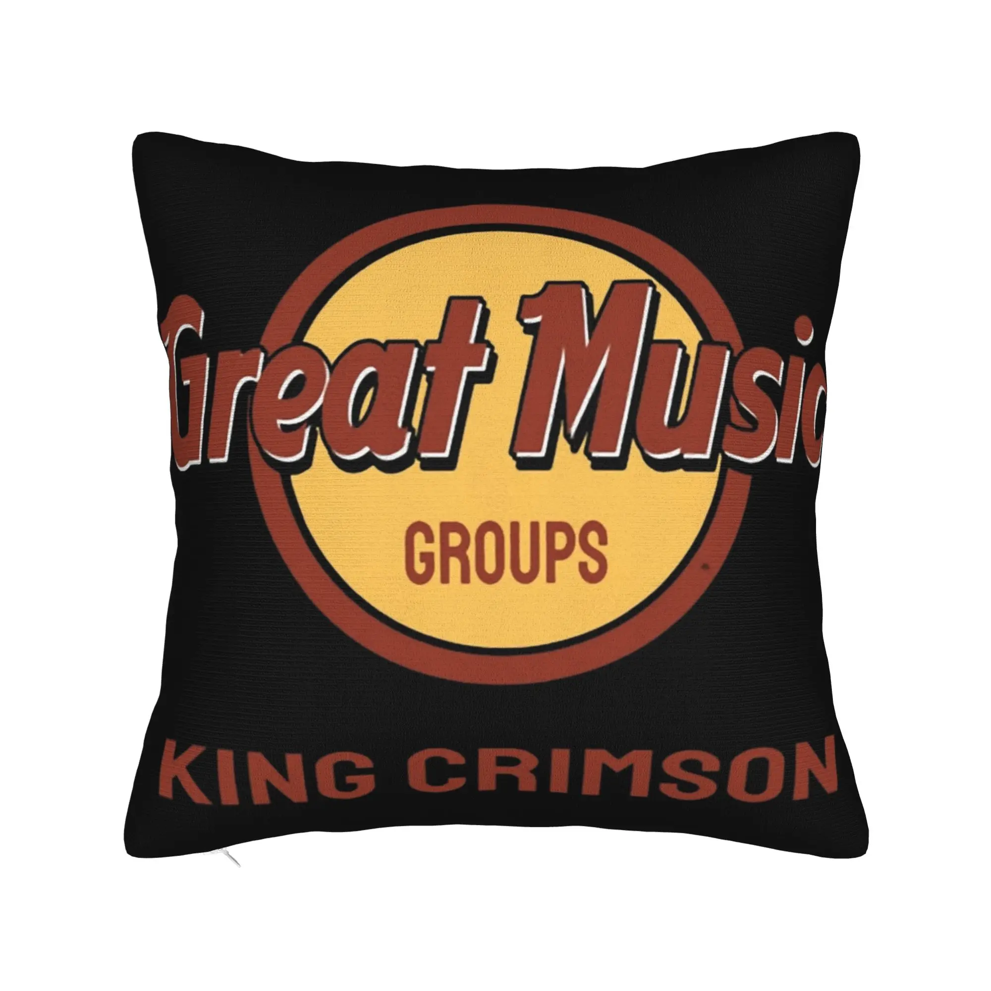 King Crimson Rock Band Pillowcase Accessories Printed Cushion Cover Decor  Pillow Case Cover Bedroom Multi-Size
