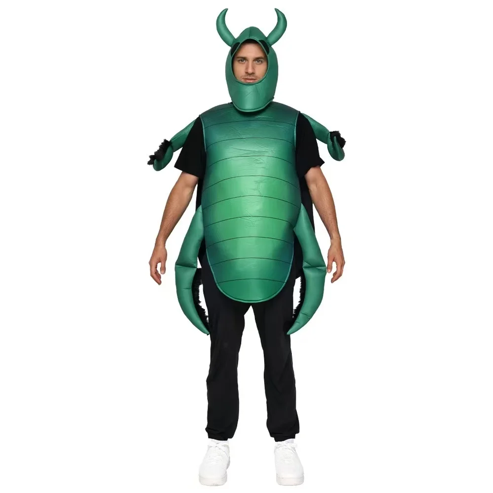 

Funny Beetle Cosplay Costume for Halloween Event Decorations Adult Spoof Hawaii Carnival Beach Stage Performance Props Clothing