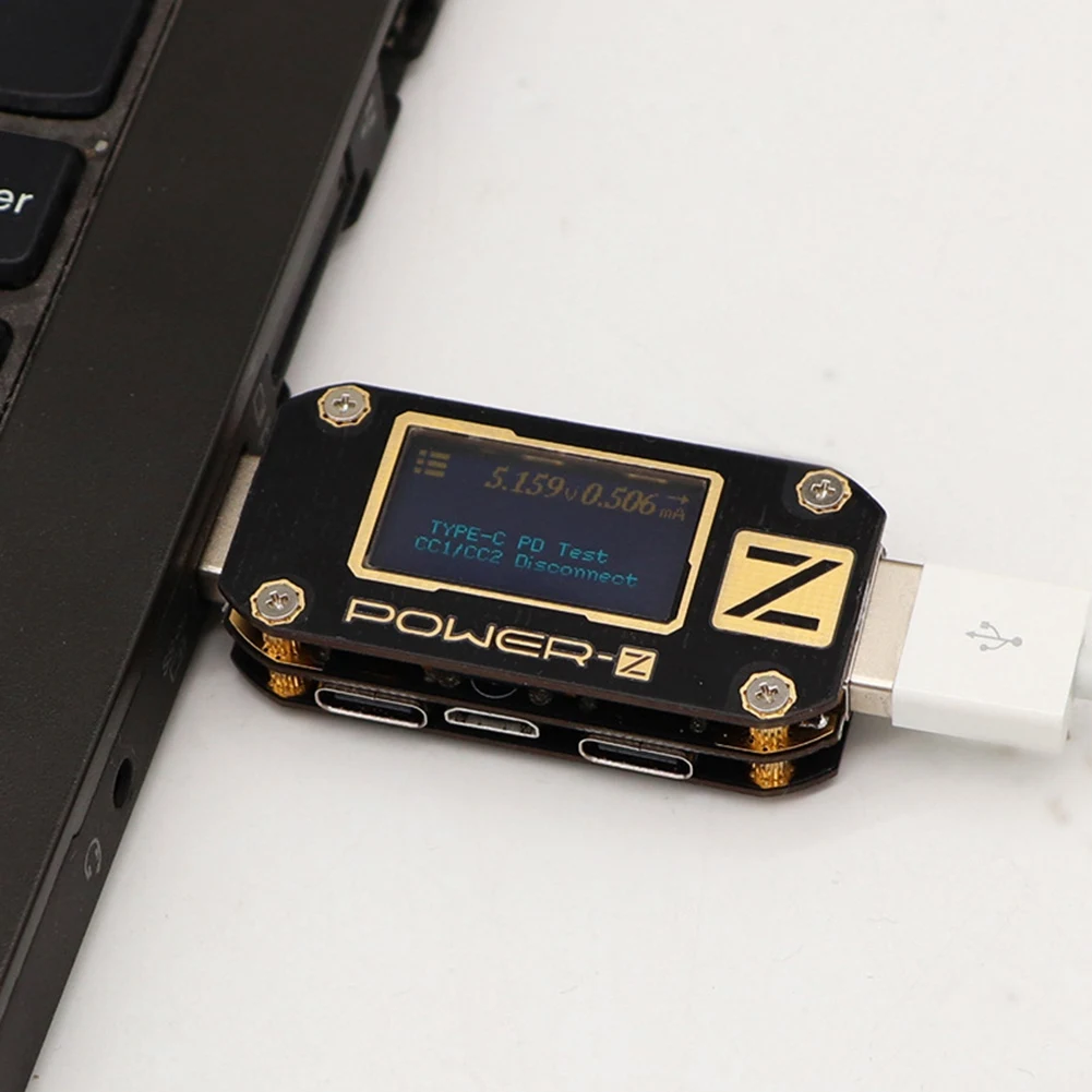 KM001 POWER-Z Draagbare USB PD Tester QC3.0 2.0 PD Digitale Voltmeter Digitale Spanningsstroommeter Power Bank Detector