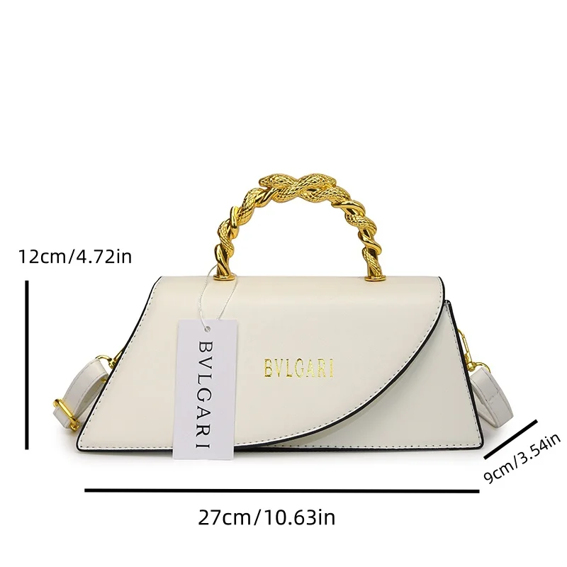 New Handbag Texture Crossbody Bag Niche Design One-Shoulder Ladies Small Square Bag