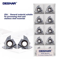 DESKAR 100% Original 16IR 16ER AG60 AG55 A55 A60 G55 G60 LDA CNC Lathe Cutting Tool Threading Turning Tool Carbide Insert Cutter