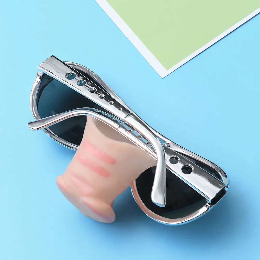 

2 Pcs Glasses Pig Nose with Pink Snout Fashion Funny for Party Silver Pigs Father