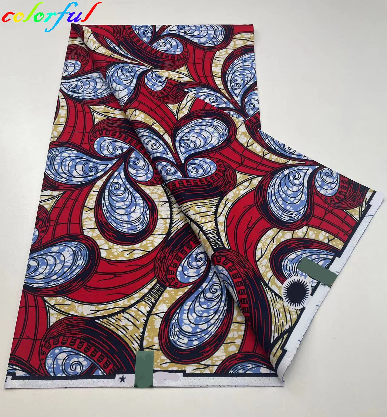 Imagem -02 - Cera Real Africana Imprime Tecido Tecido de Cera Ankara Macio Super Batik 100 Algodão Garantido Tecidos Verdadeiros Design Mais Recente 2023