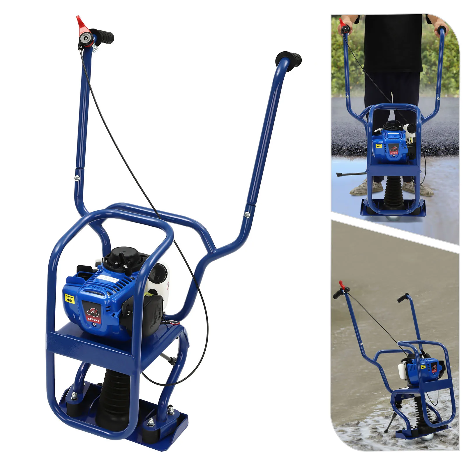 

1.2Hp 4-Stroke Gas Power Concrete Surface Vibratory Leveling Screed Tamper Gasoline Engine 5200r/min