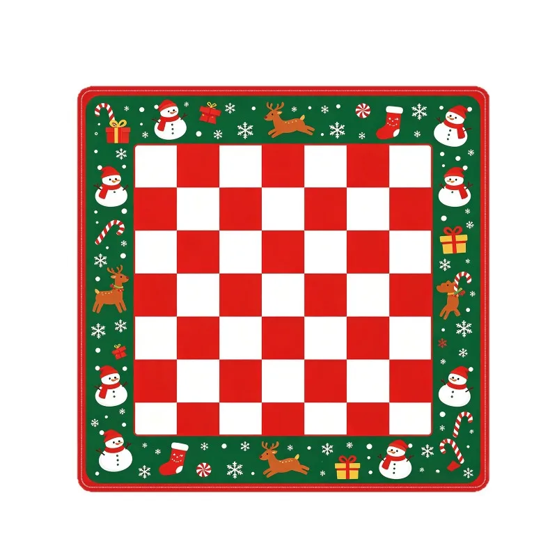 新しいクリスマス麻雀マット-家庭用麻雀-防水-静音ゲーム-アメリカン麻雀テーブルマット