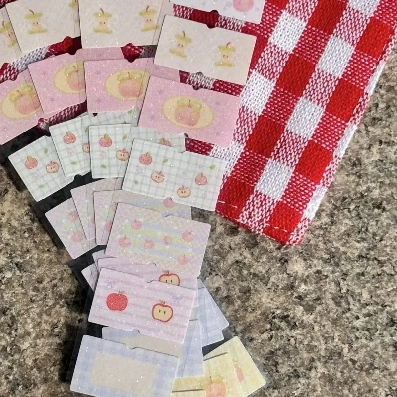 Star Sea Glitter Sand Roll Stickers Aesthetic 10 Patterns 1 Cycle Decorative Label Stickers for Journal Scrapbook DIY Craft