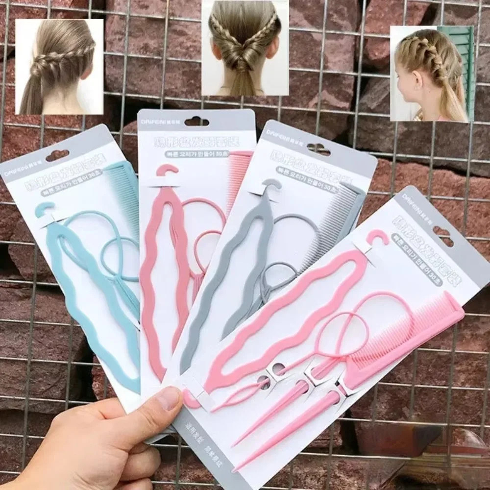 Hairpin Twist Bun DIY Magic Hair Styling Tools Set Hair Braiding Braider Accessories Barrettes Hair Clips for Women Hairdressing