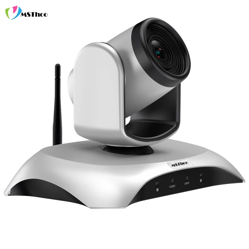 

MSThoo 10X Optical Zoom 4K HD PTZ Cameras AI Auto Tracking 2.4G Wireless USB3.0 HD-MI PTZ Camera For Video Conference EX10-4KW