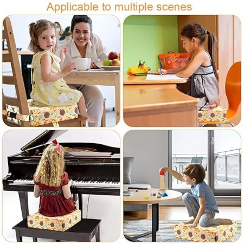 Toddler Booster Seat for Dining Table Cushion Portable Booster Seats Baby Chair Heightening Booster Chair Seat Pad Mat for Kids view 6