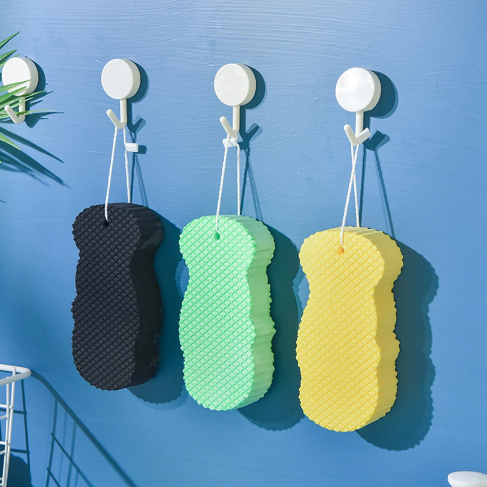 

Bath Artifact Bath Sponge 13x7x3cm Ash Rubbing Cartoon Embossed Children\\'s Household Tool PVA More Comfortable