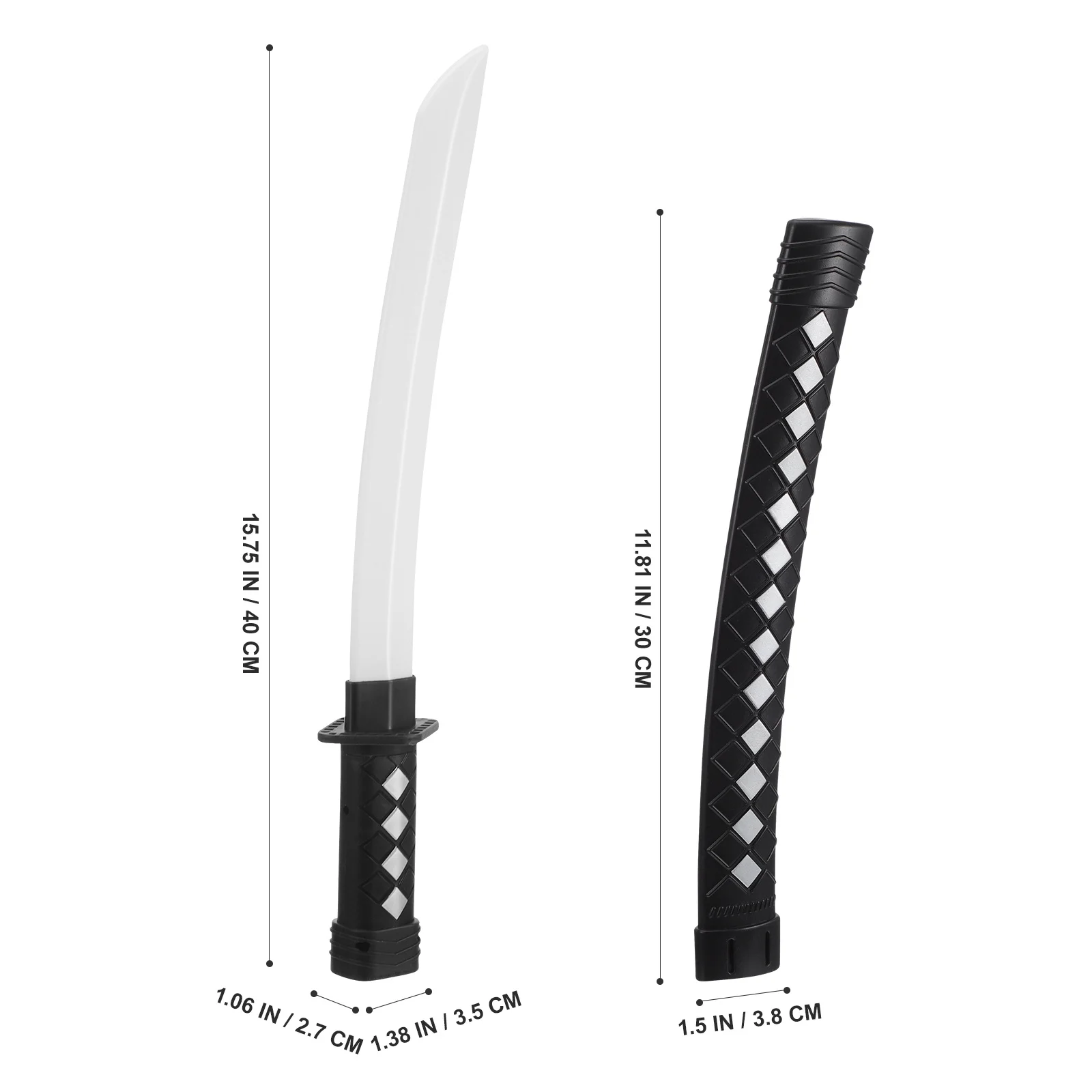 Realistic Design Kids Sword Prop Made of Wear-Resistant Plastic Ideal for Cosplay Halloween Party Role Playing Games