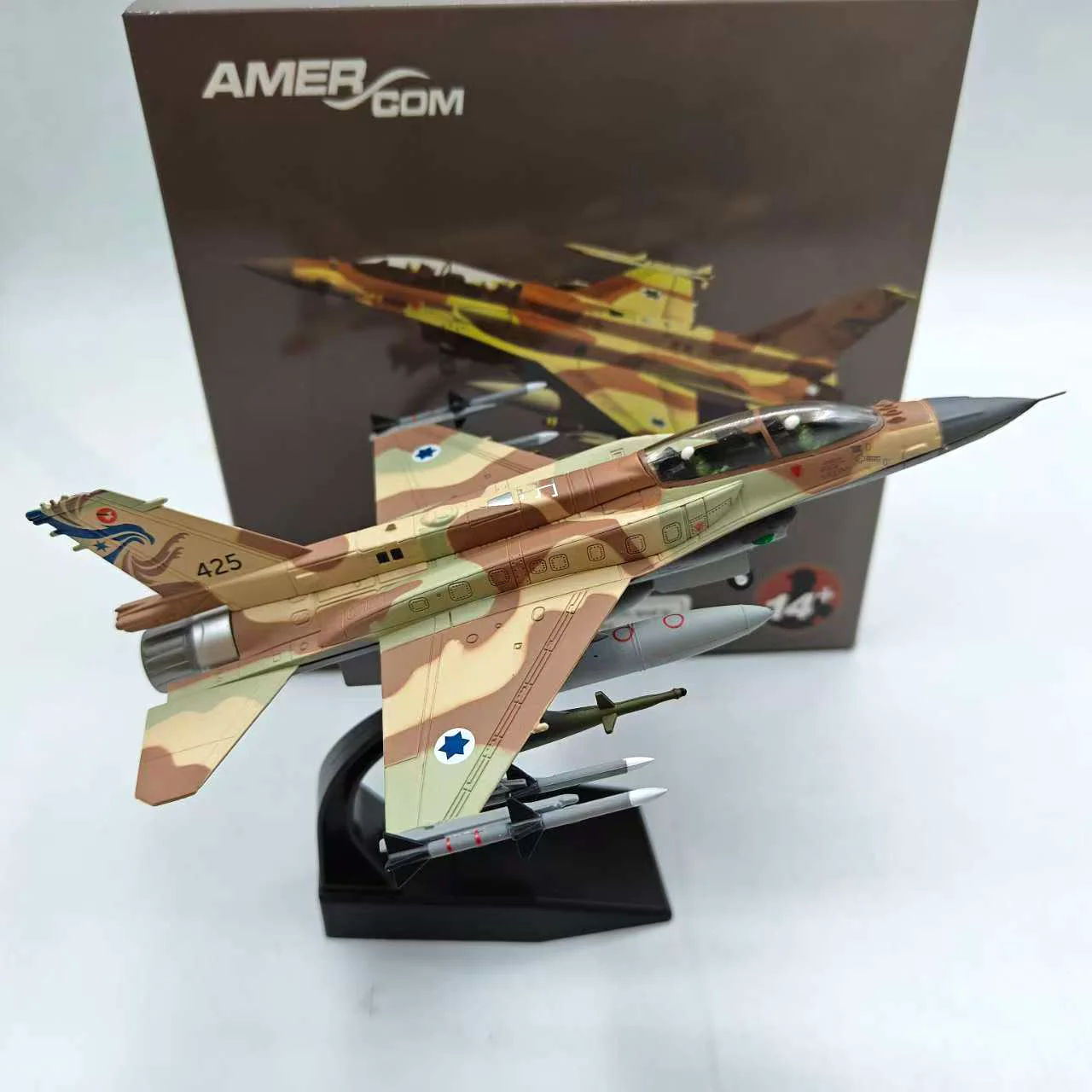 

Литой под давлением масштаб 1:72 США F-16i Израиль ВВС Штурмовой истребитель из сплава модель самолета Коллекционная игрушка в подарок сувенир дисплей орнамент