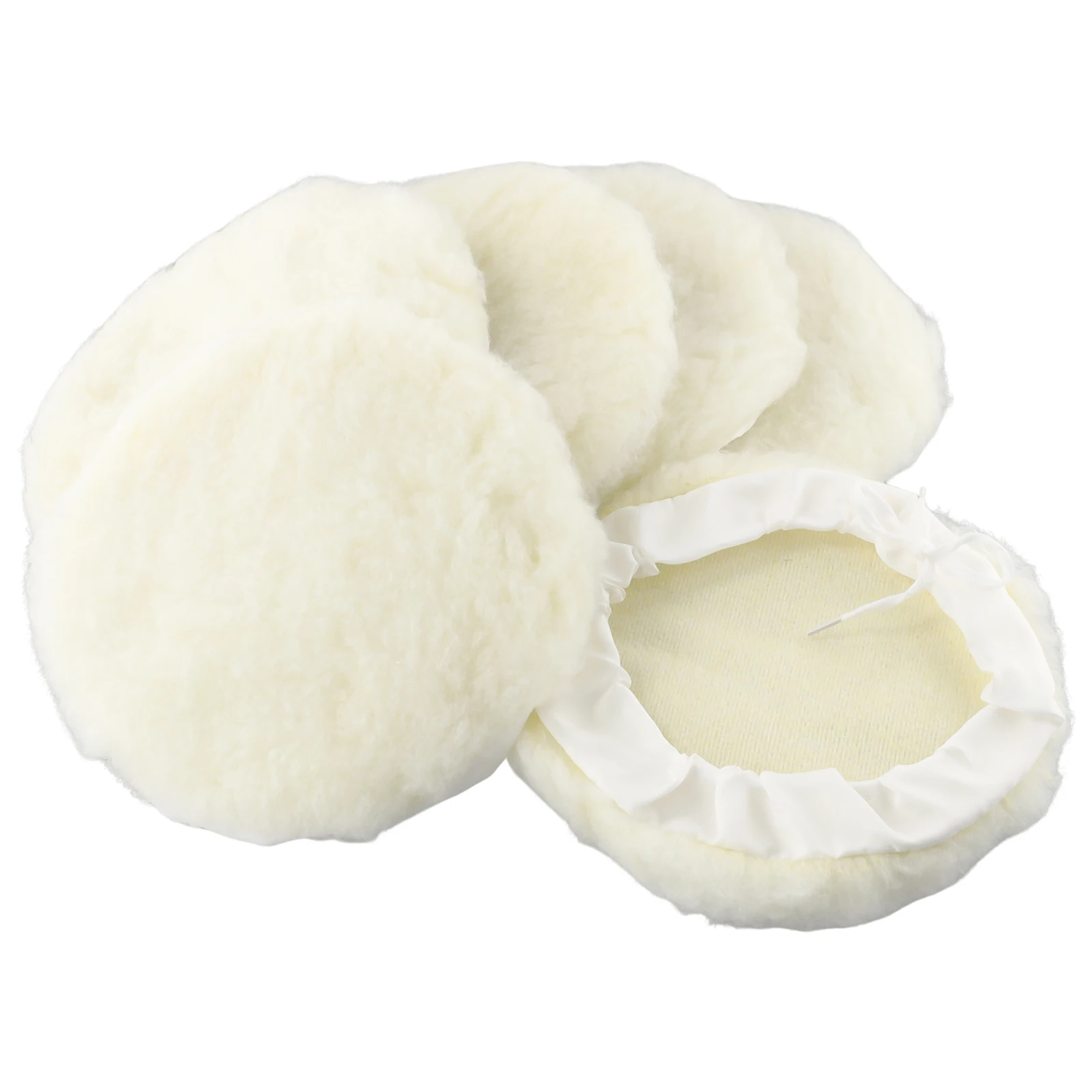 

High Quality Useful Brand New 2021ER Wheel Wool Pad 6Pcs Pad 6Pcs 7inch Polisher Polishing Tools Buffer Buffing